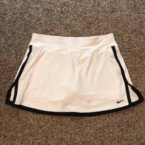 White Nike Dri-Fit Tennis Skirt